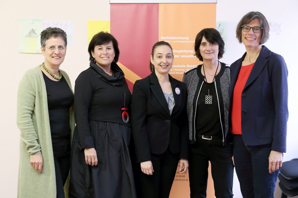 Foto Pressekonferenz im autonomen Frauenzentrum